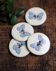 Flying Friends Ceramic Buttons (Set of 10)