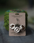 Sasquatch Stitch Markers Maple Set of 6 - Yeti, Bigfoot
