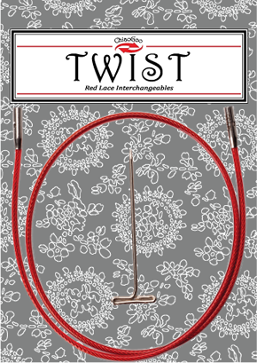 ChiaoGoo - TWIST RED Interchangeable Knitting Cables
