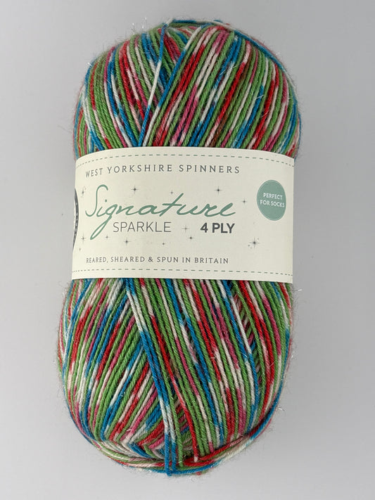 West Yorkshire Spinners (WYS) Signature 4 ply Sparkle Yarn