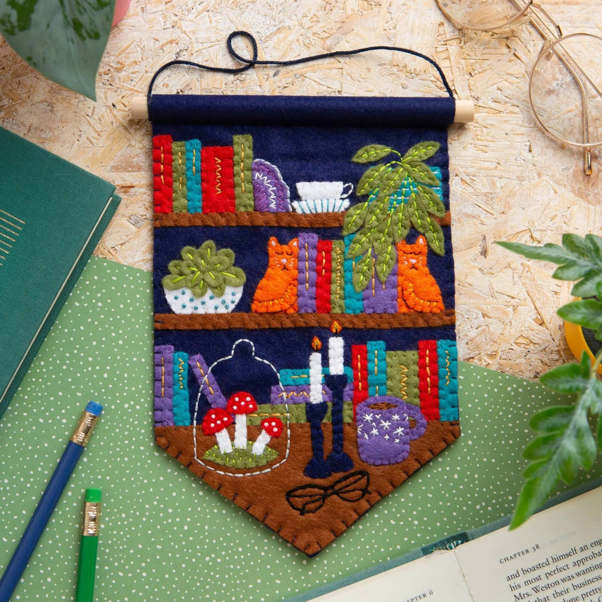 Hawthorn Handmade Pennant Felt Craft Kit | Beginner Craft Kit
