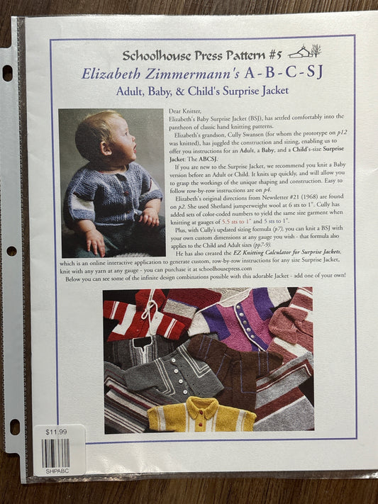 Elizabeth Zimmerman's Surprise Jacket Pattern