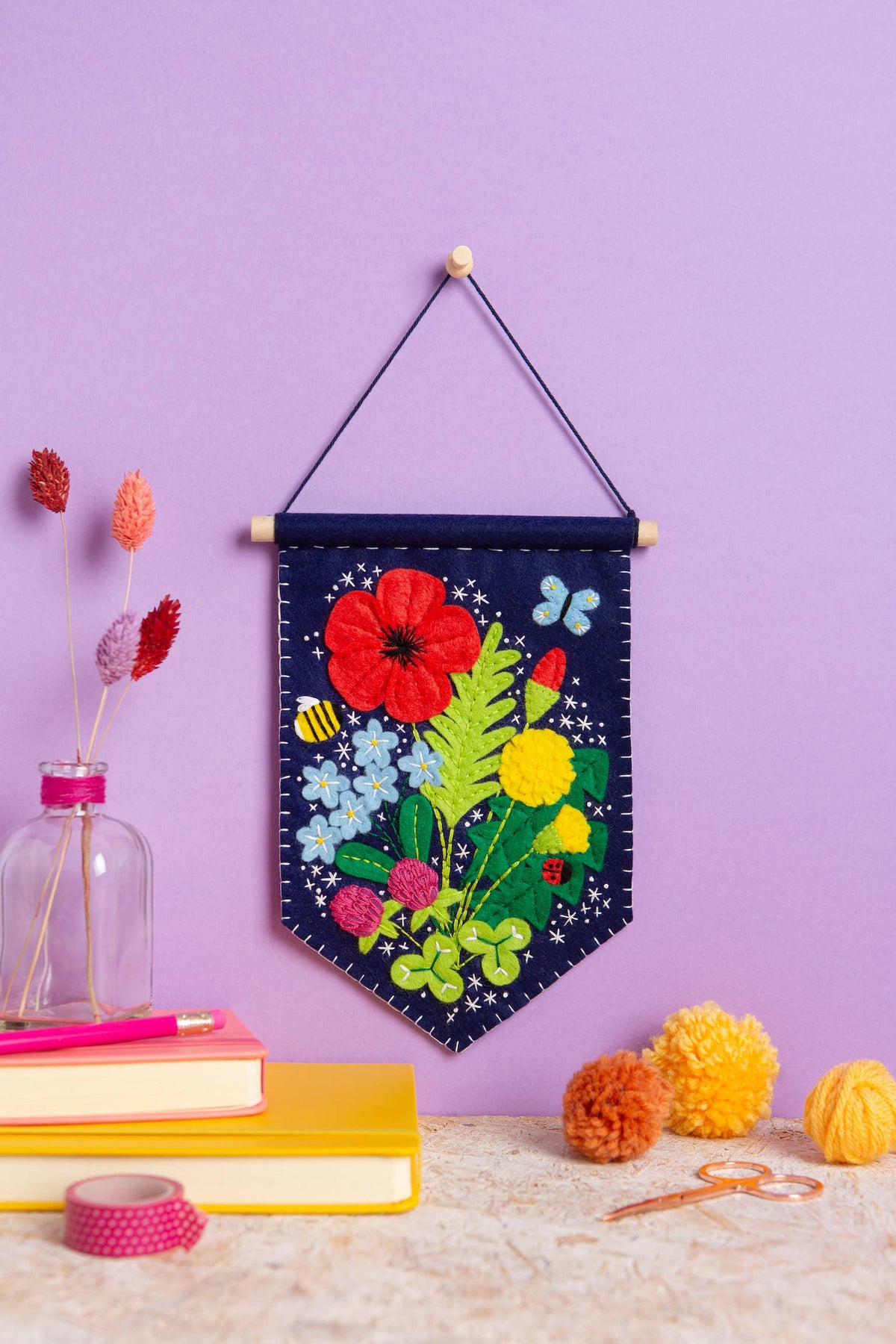 Hawthorn Handmade Pennant Felt Craft Kit | Beginner Craft Kit