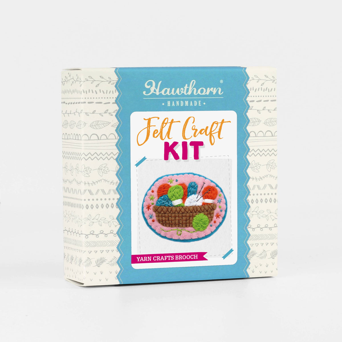 Hawthorn Handmade Felt Craft Brooch Kit | Beginner Craft Kit