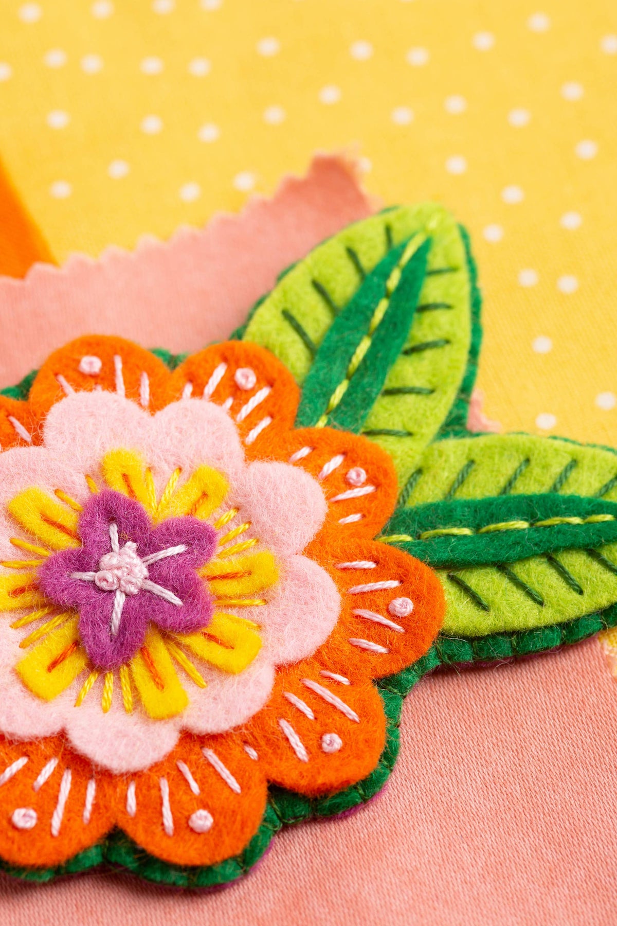 Hawthorn Handmade Felt Craft Brooch Kit | Beginner Craft Kit