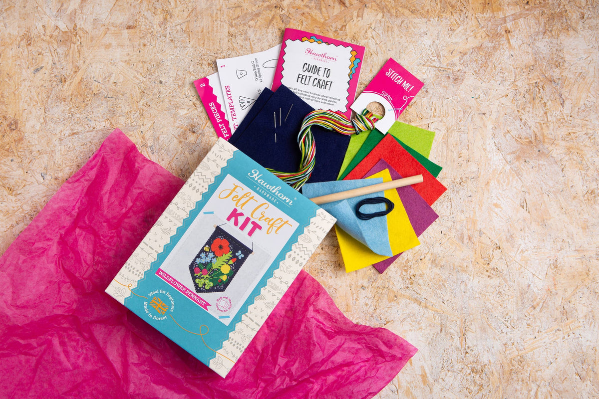 Hawthorn Handmade Pennant Felt Craft Kit | Beginner Craft Kit