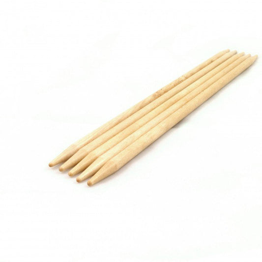 Brittany 5" Double Point Needles Birchwood