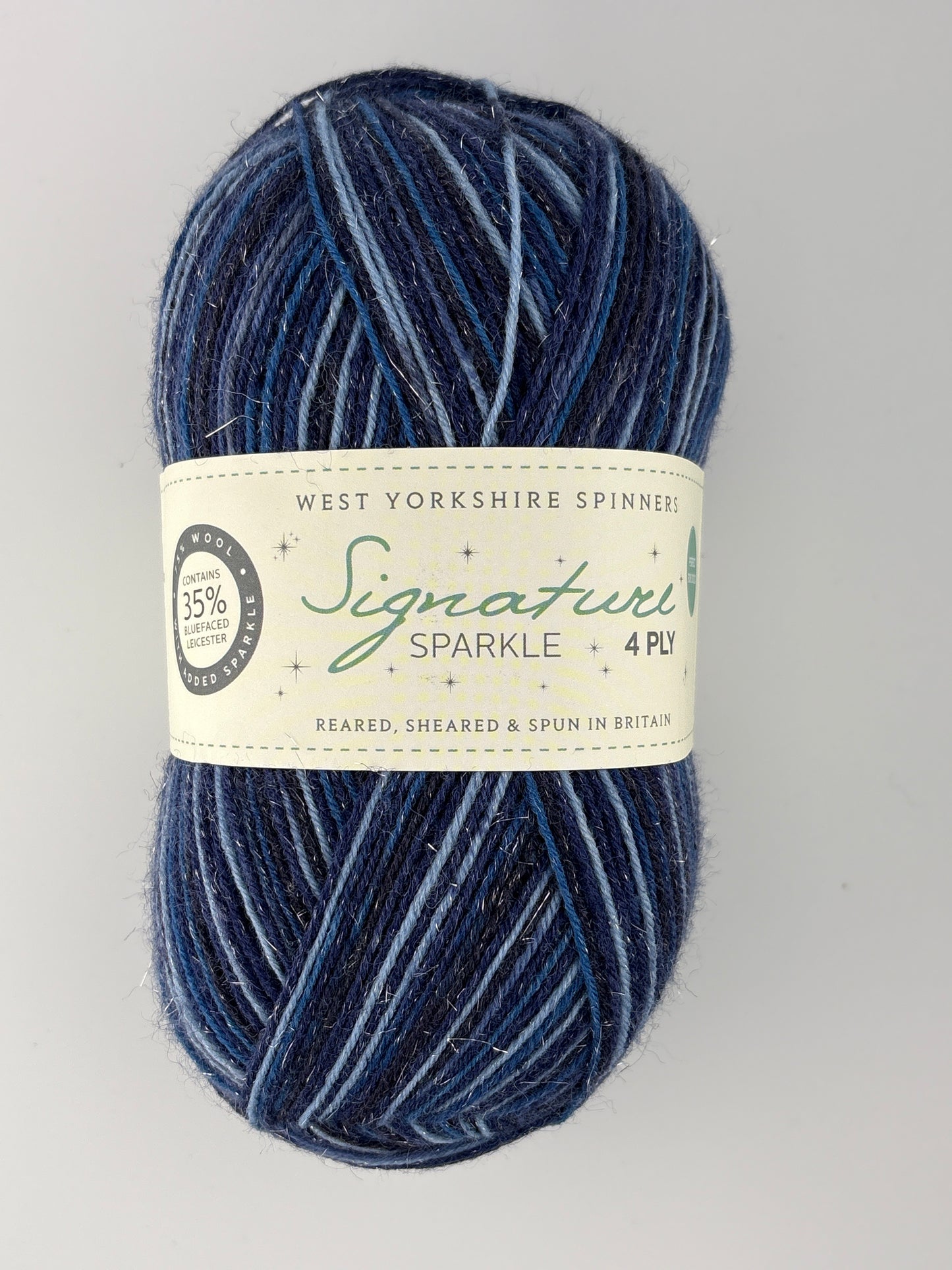 West Yorkshire Spinners (WYS) Signature 4 ply Sparkle Yarn