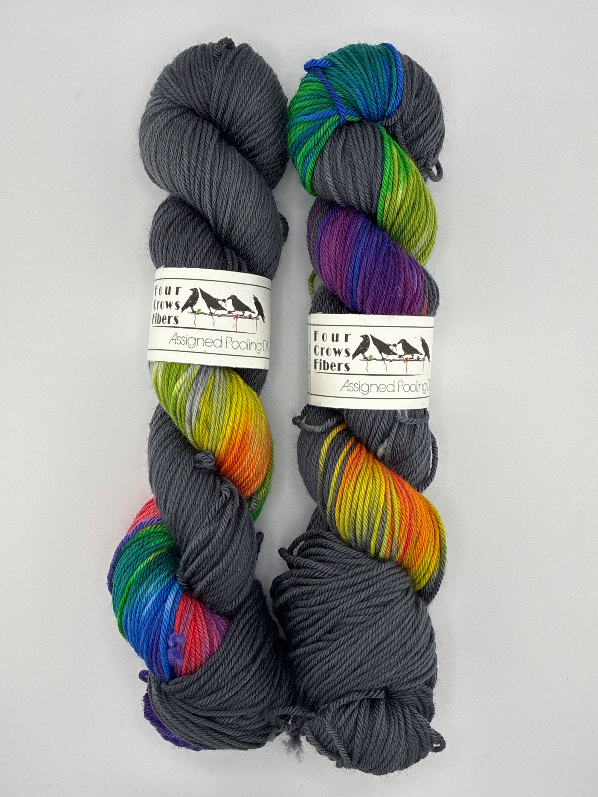 Four Crows Fibers Assigned Pooling Yarns