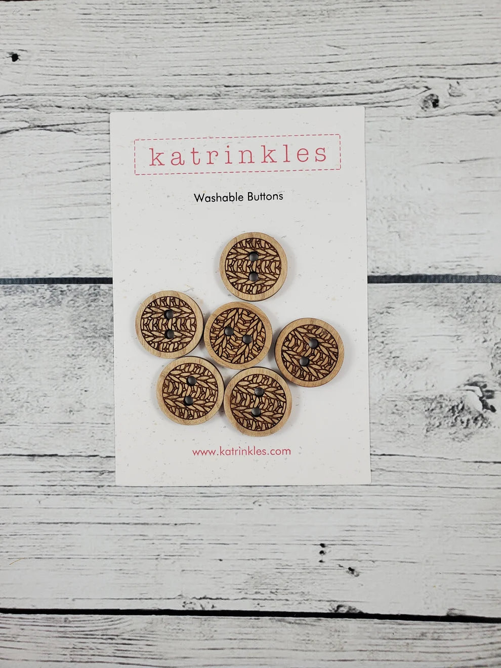 Katrinkles Knit Buttons