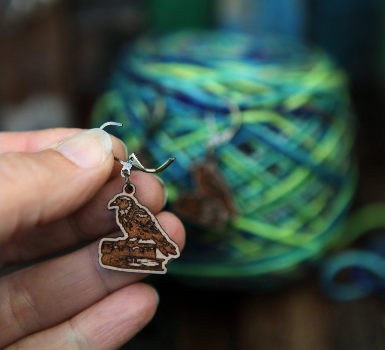 Sunrise Grove Wooden Progress Keepers/ Crochet Markers (Set of 3)