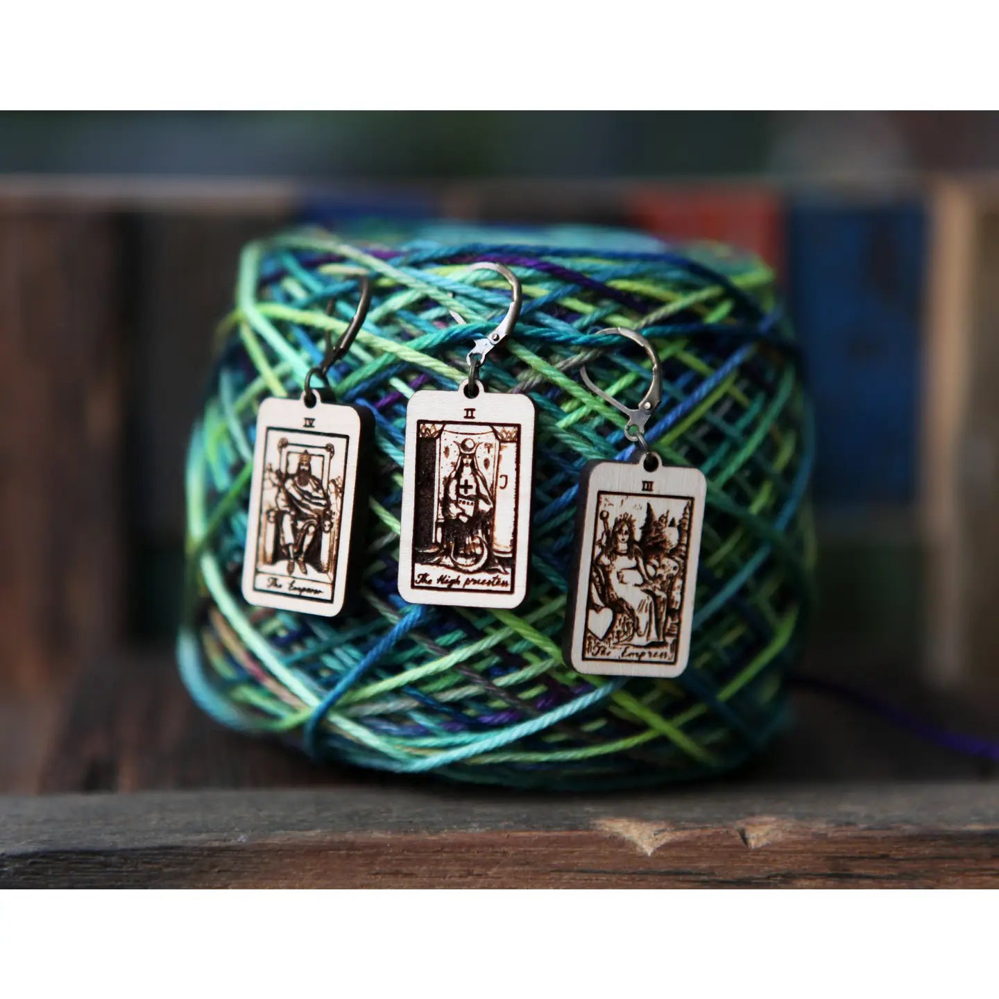 Sunrise Grove Wooden Progress Keepers/ Crochet Markers (Set of 3)