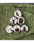 Sunrise Grove Wooden Stitch Markers (Set of 6)