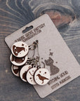 Sunrise Grove Wooden Stitch Markers (Set of 6)