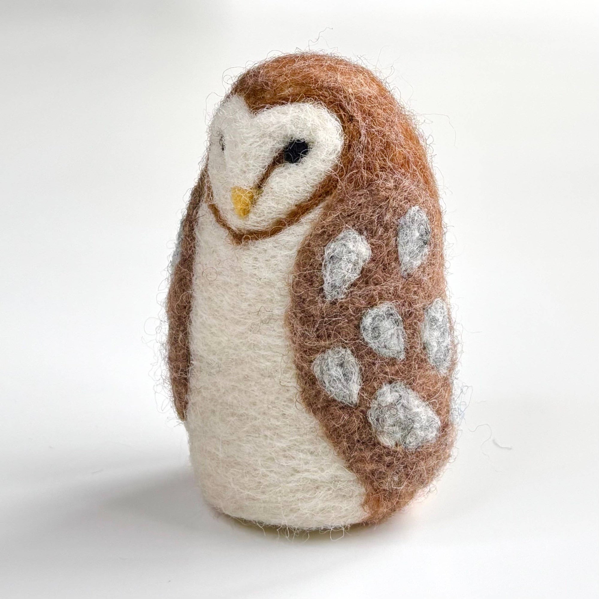 Great Horned and Barn Owls Needle Felting Kit