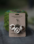 Sasquatch Stitch Markers Maple Set of 6 - Yeti, Bigfoot