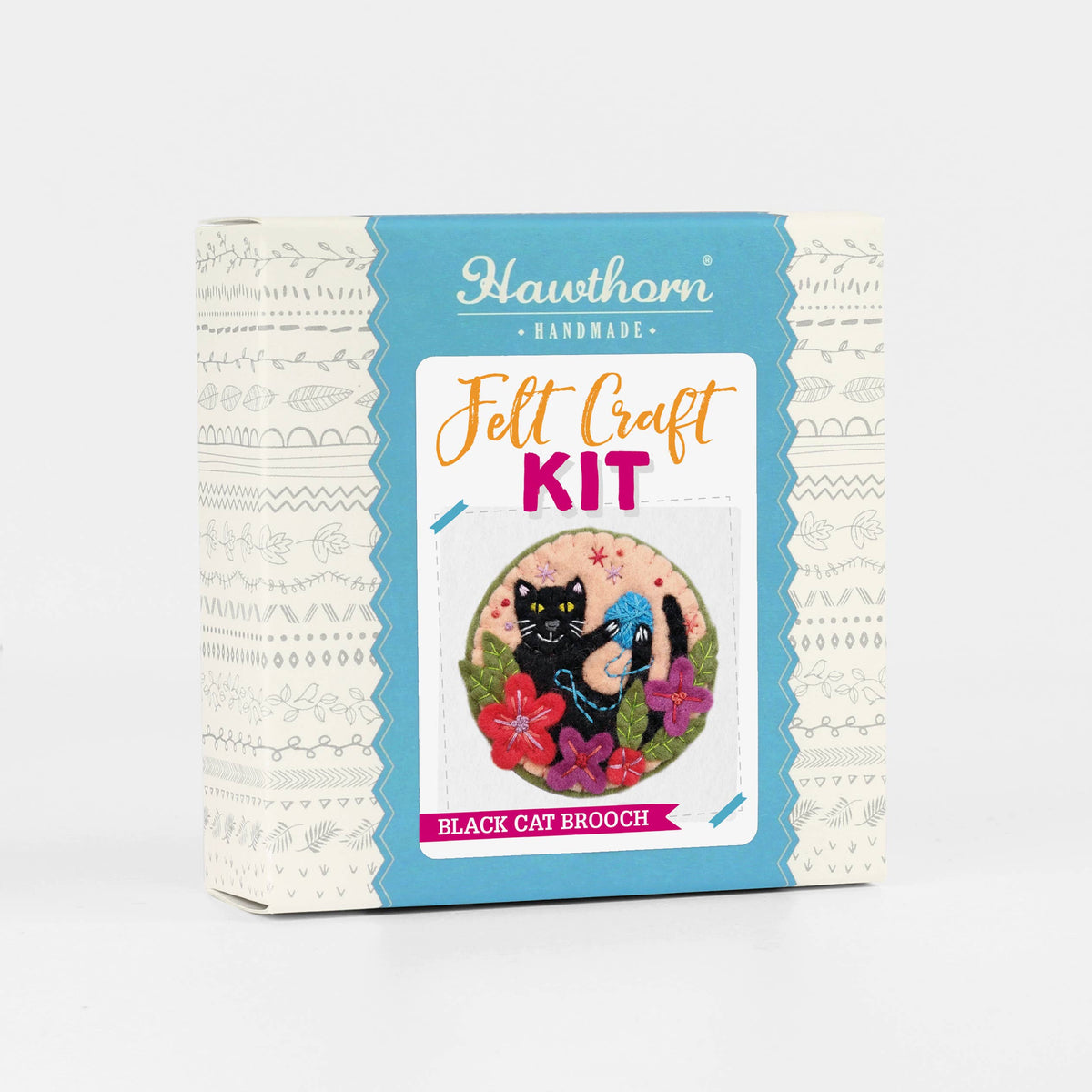 Hawthorn Handmade Felt Craft Brooch Kit | Beginner Craft Kit