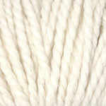Close-up of beige yarn on a white background