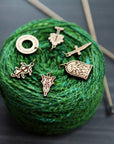 LOTR Tolkien Knitting Stitch Markers Set of 6