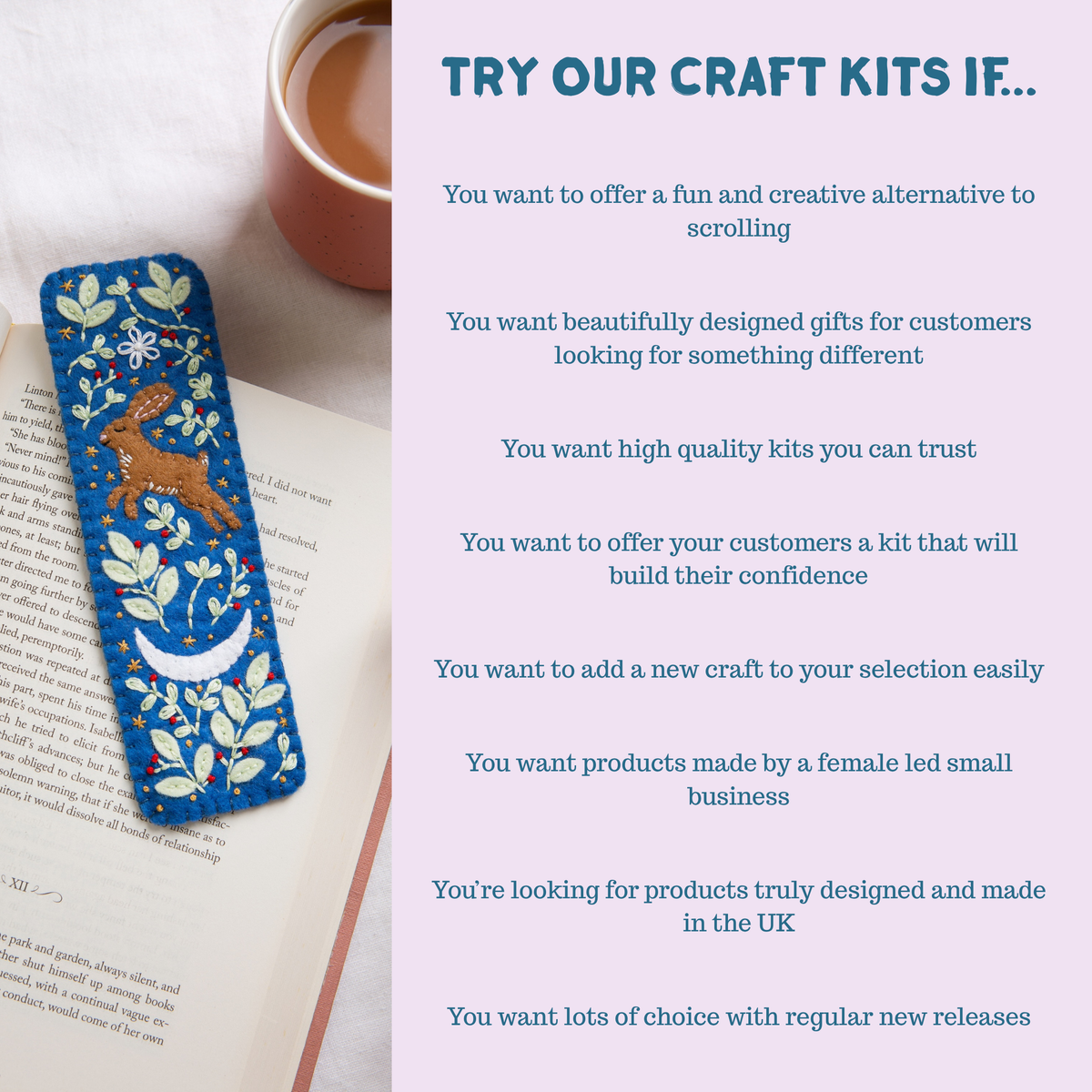 Hawthorn Handmade Pennant Felt Craft Kit | Beginner Craft Kit