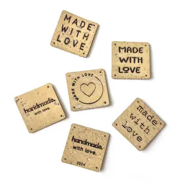 binkwaffle - Cork Sew-In labels
