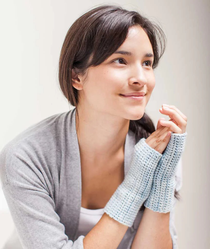 Learn to Crochet Handwarmers with Sarah