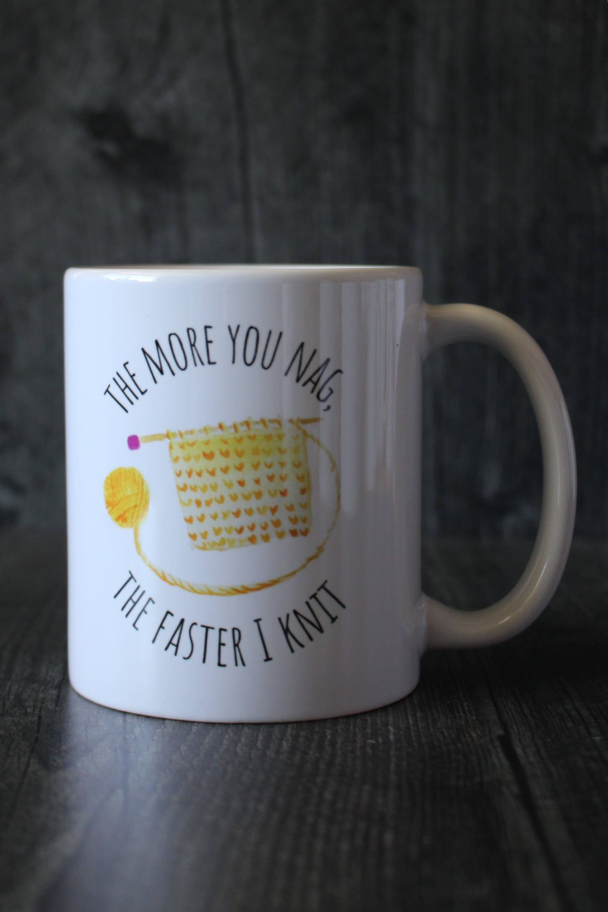 Passive Aggressive Knitter Mug
