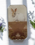 Sweet White Bunny Notions Tin