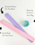 Sock Ruler - Sock Sizing Bracelet Ruler
