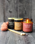 Hand-poured Coconut Soy Wax Candles For Knitters NEW SCENTS!