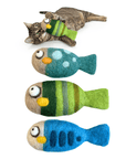 Woolbuddy Handmade Felted Fish Cat Toy