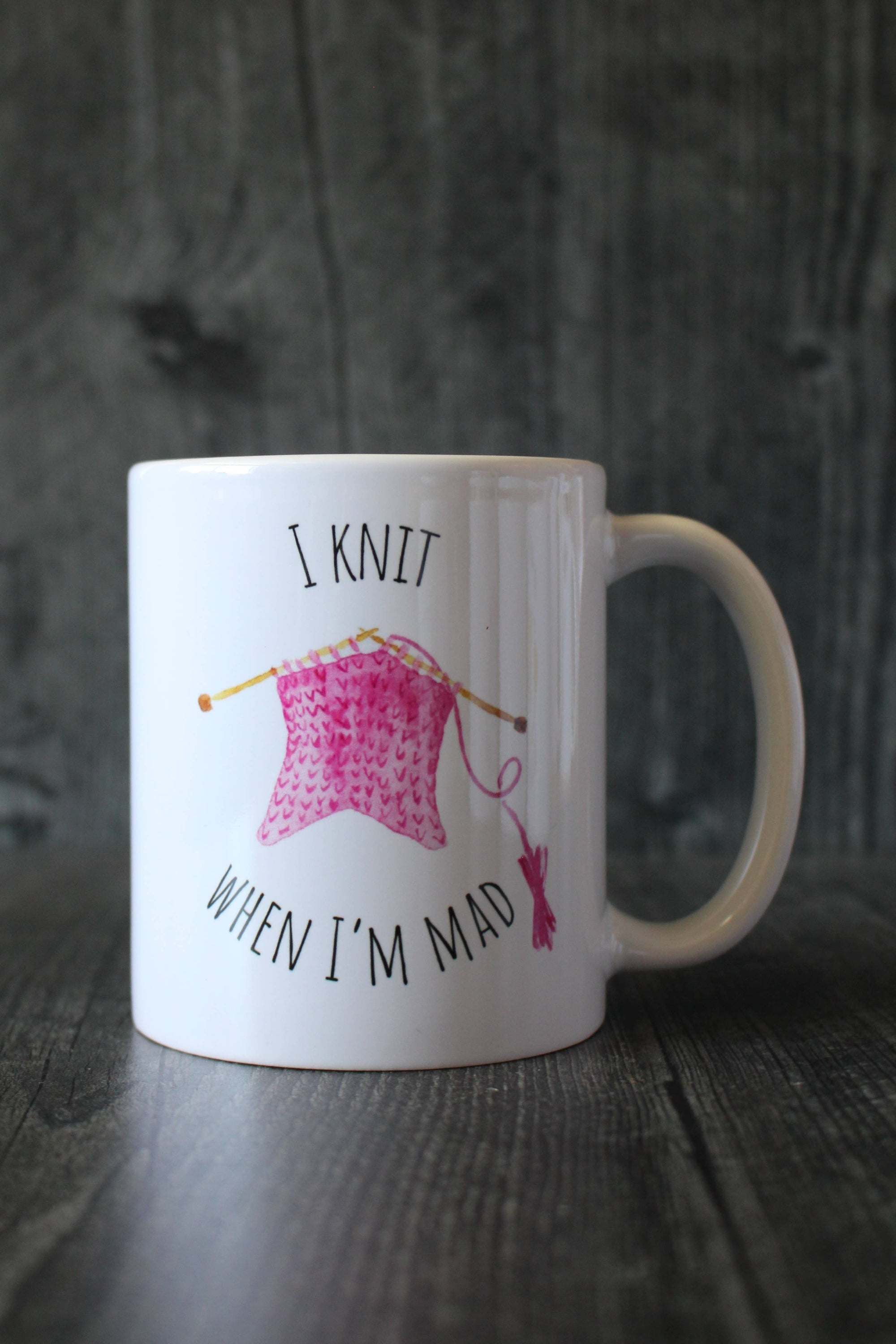 Passive Aggressive Knitter Mug