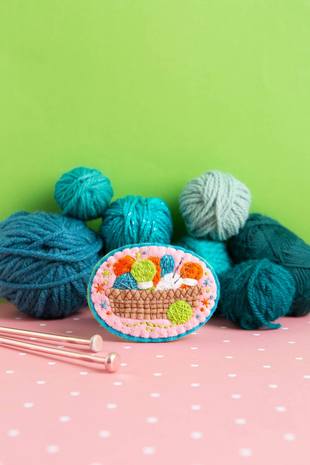 Hawthorn Handmade Felt Craft Brooch Kit | Beginner Craft Kit