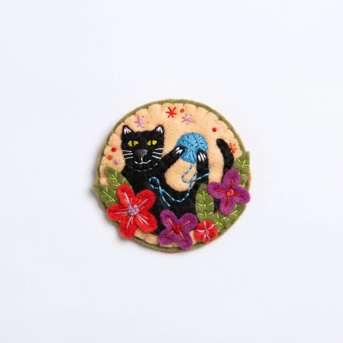 Hawthorn Handmade Felt Craft Brooch Kit | Beginner Craft Kit