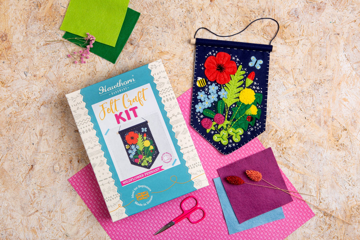 Hawthorn Handmade Pennant Felt Craft Kit | Beginner Craft Kit