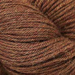 Close-up of copper brown yarn ball