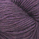 Close-up of mulberry purple yarn