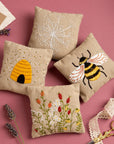 Corinne Lapierre Linen Lavender Bags Embroidery Kit
