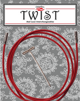 ChiaoGoo - TWIST Interchangeable Red Knitting Cables