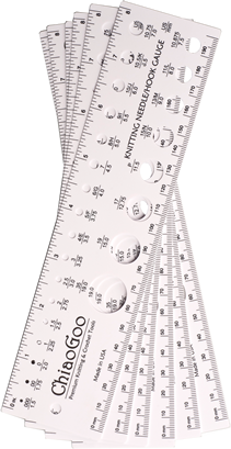 ChiaoGoo Needle Gauge & Ruler 8