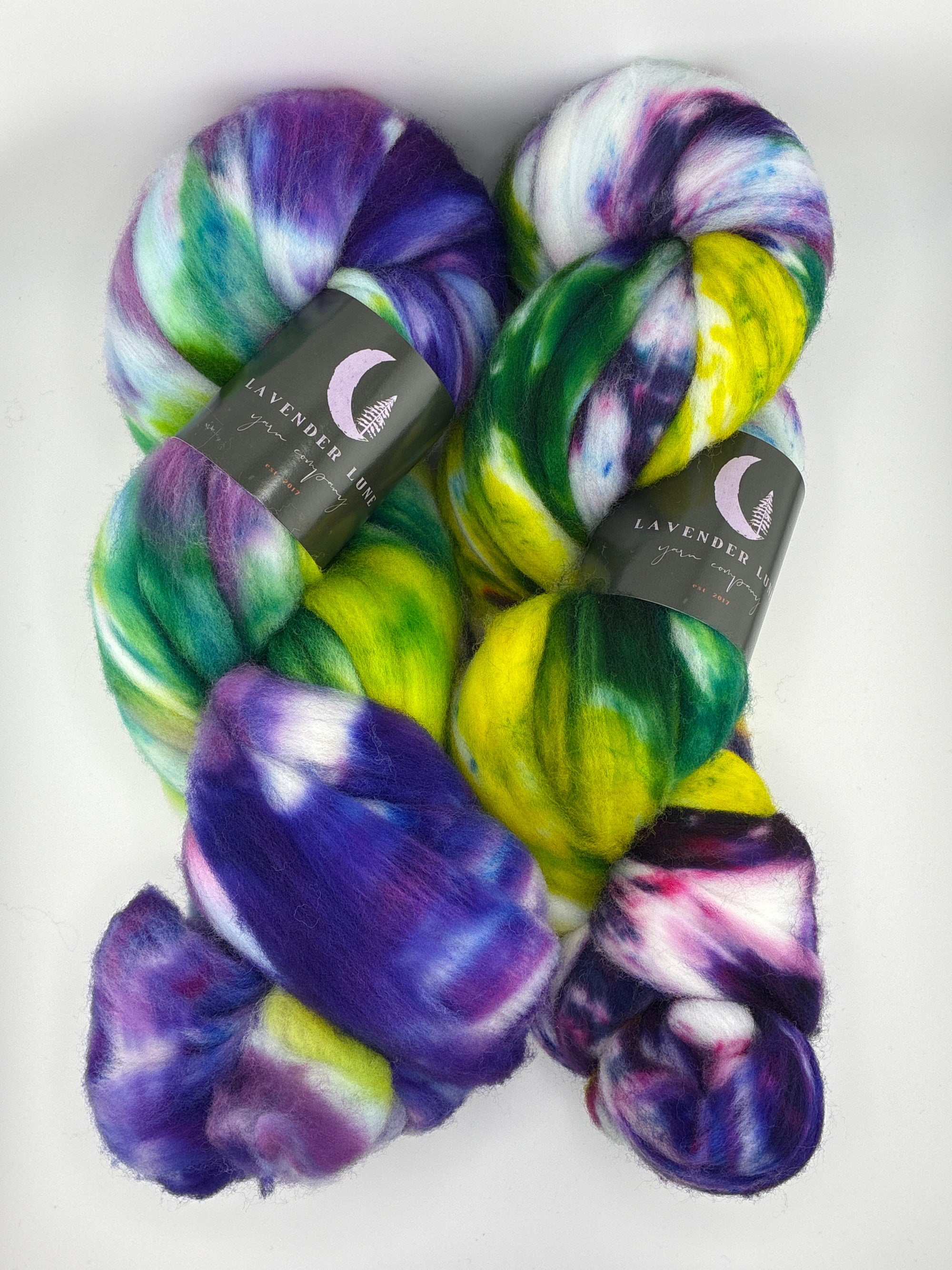 Lavender Lune Spinning Fiber