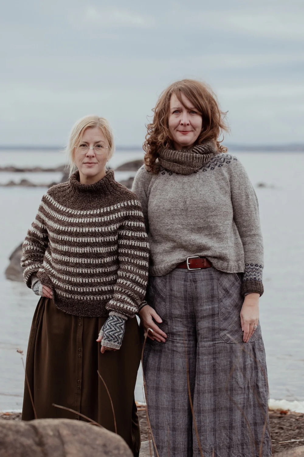 The Island and the Forest: A Knitted Correspondance